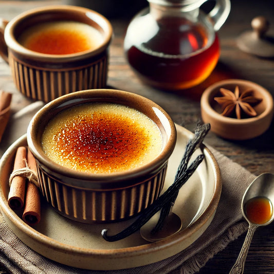 Crème Brûlée au Sirop d'Érable