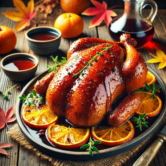 Canard Rôti Glacé au Sirop d'Érable