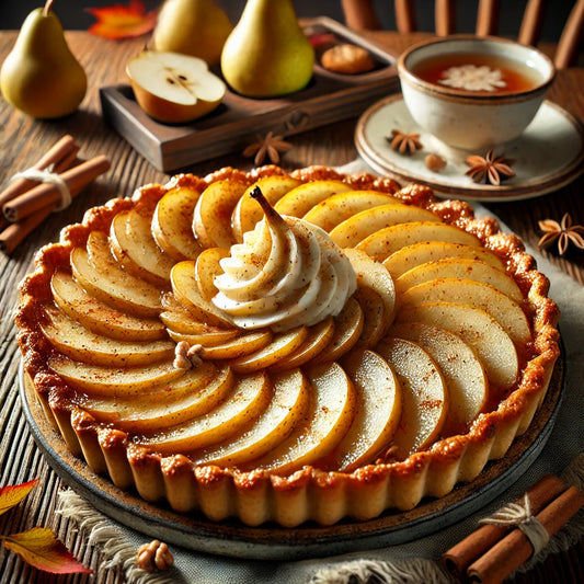 Tarte aux Poires Épicées et Sirop d'Érable